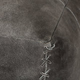 Harper Genuine Leather Pouf
