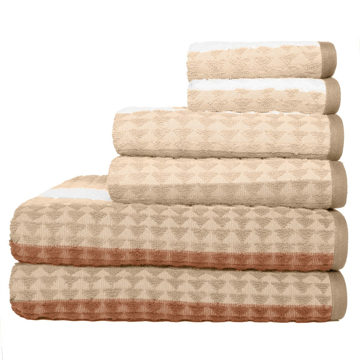 Harper Riley Brayson Stripe - 6 Piece Towel Set