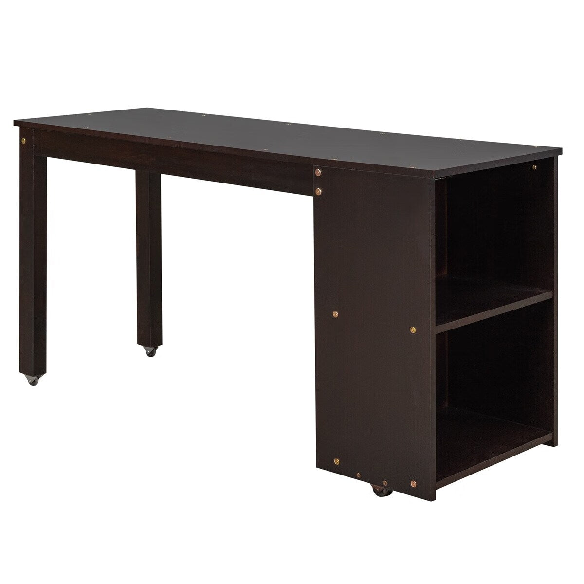 Harper & Bright Designs Wood Twin Low Study Loft Bed
