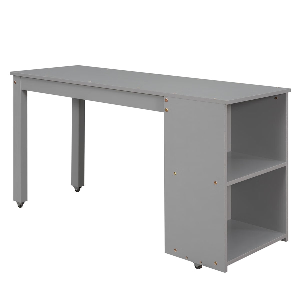 Harper & Bright Designs Wood Twin Low Study Loft Bed