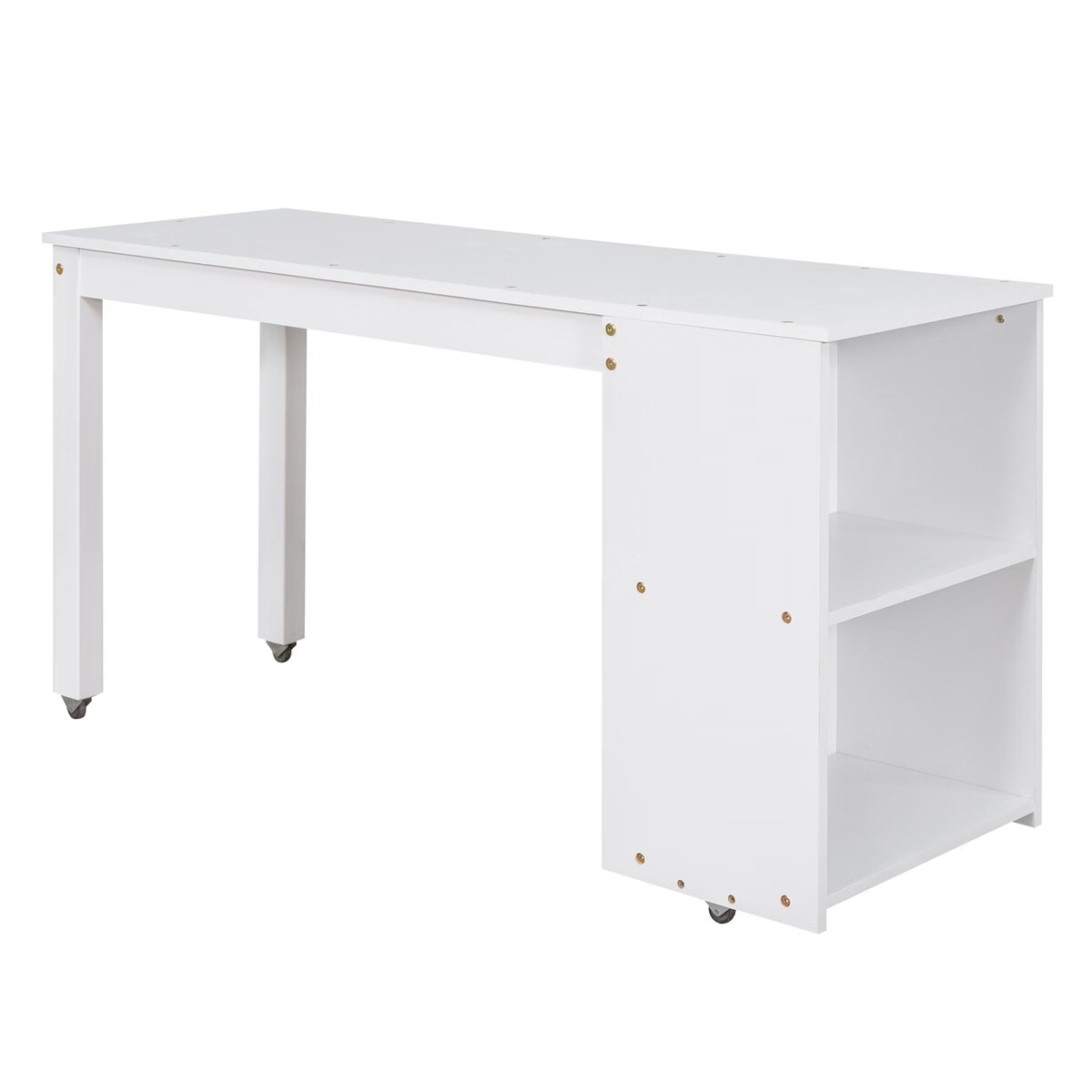 Harper & Bright Designs Wood Twin Low Study Loft Bed