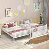 Harper & Bright Full-over-Full Detachable Bunk Bed w/ Twin Trundle