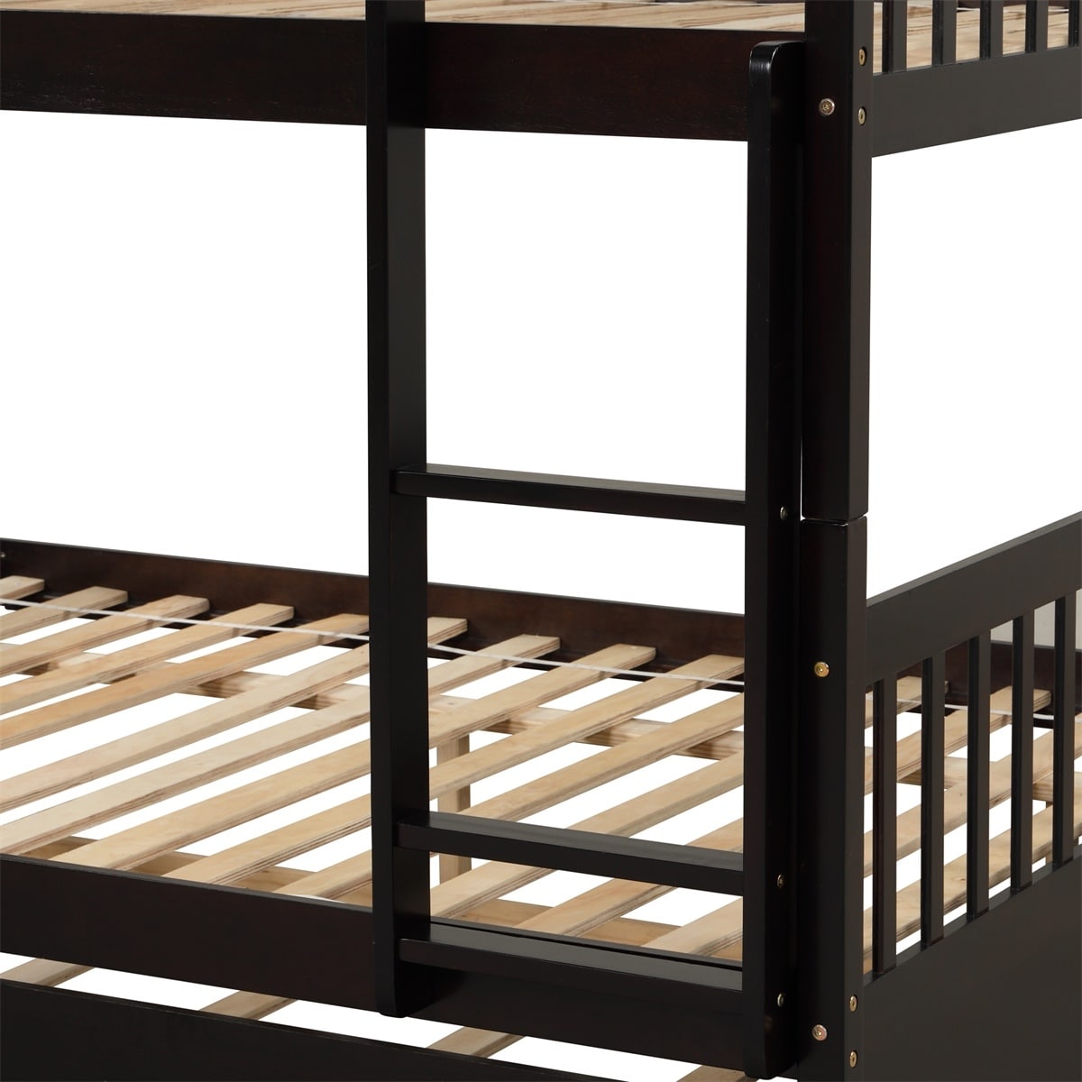 Harper & Bright Full-over-Full Detachable Bunk Bed w/ Twin Trundle