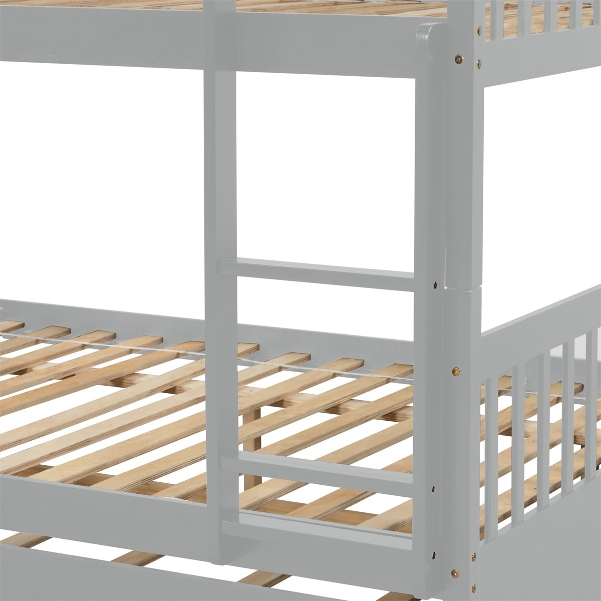 Harper & Bright Full-over-Full Detachable Bunk Bed w/ Twin Trundle