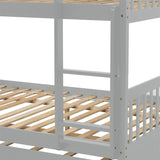 Harper & Bright Full-over-Full Detachable Bunk Bed w/ Twin Trundle