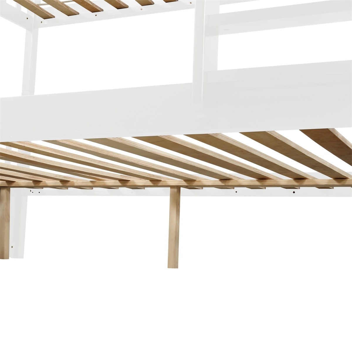 Harper & Bright Full-over-Full Detachable Bunk Bed w/ Twin Trundle
