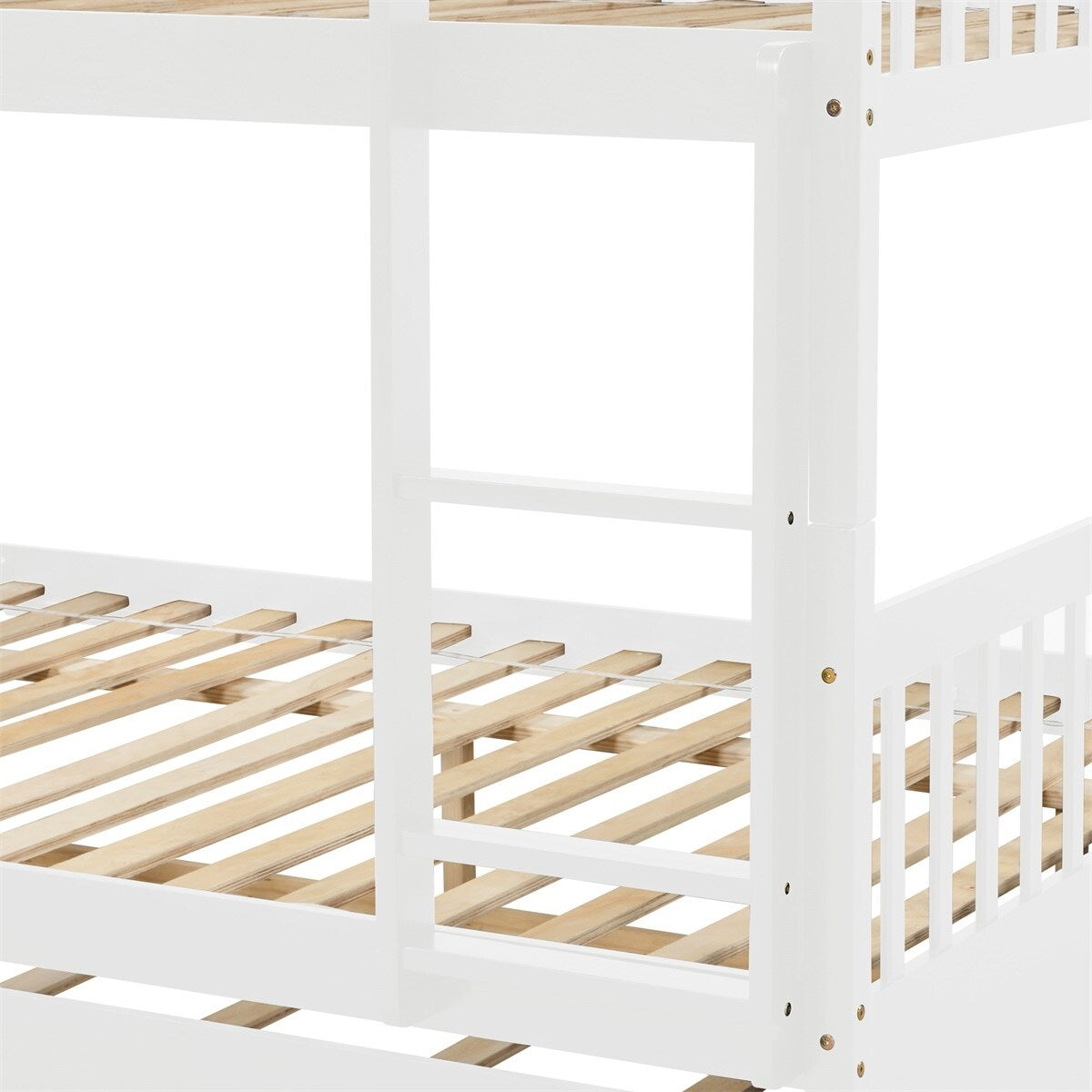 Harper & Bright Full-over-Full Detachable Bunk Bed w/ Twin Trundle