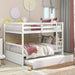 Harper & Bright Full-over-Full Detachable Bunk Bed w/ Twin Trundle