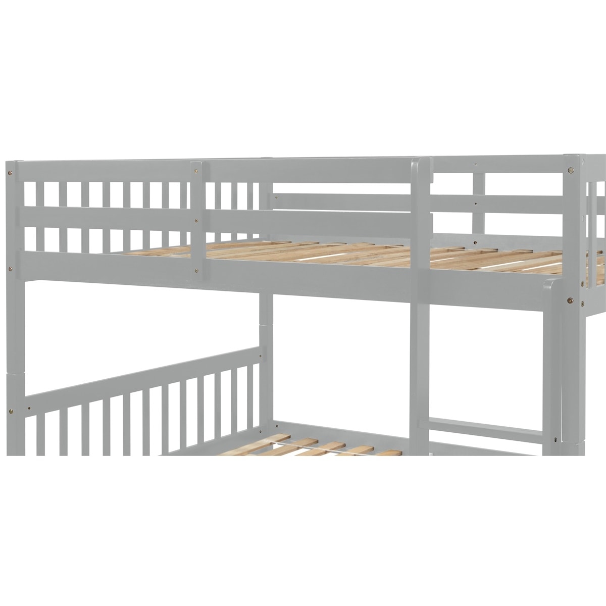 Harper & Bright Full-over-Full Detachable Bunk Bed w/ Twin Trundle