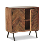 Harrington Mid-Century Mango Wood Sideboard by Christopher Knight Home