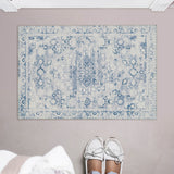 Harris Machine Washable Grey & Ivory Area Rug