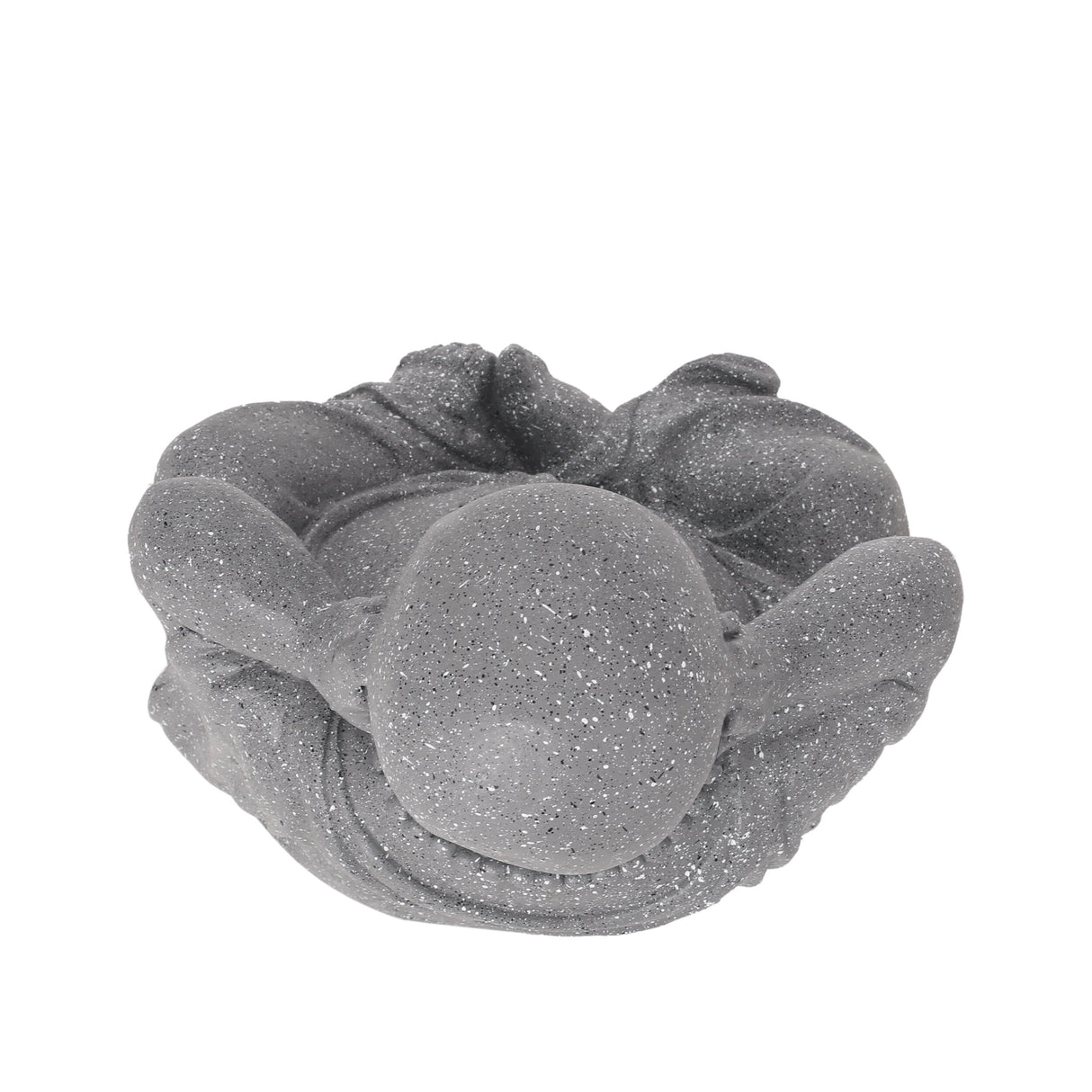 Harrod Outdoor Cast Stone Outdoor Hear No Evil Monk Garden Statue by Christopher Knight Home