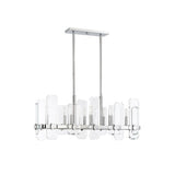 Harrow Polished Chrome 8-light Oval Trestle