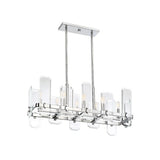 Harrow Polished Chrome 8-light Oval Trestle