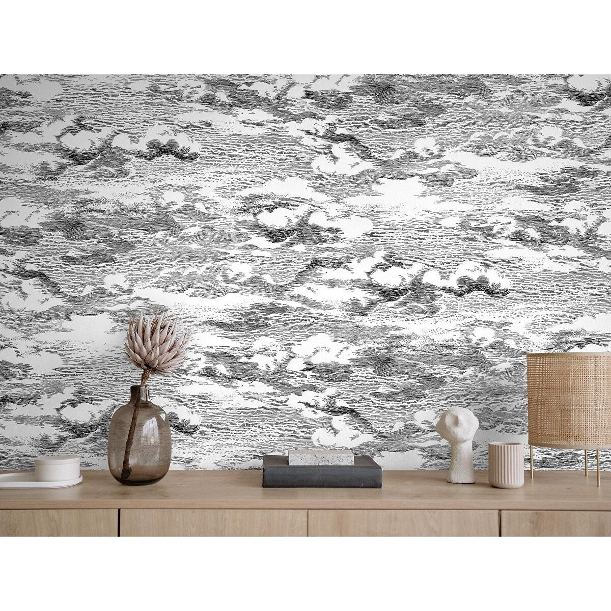 Harry & Grace Clouds Peel And Stick Wallpaper