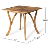 Hartford Acacia Wood and Wicker 5-piece Dining Set by Christopher Knight Home
