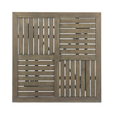 Hartford Acacia Wood and Wicker 5-piece Dining Set by Christopher Knight Home