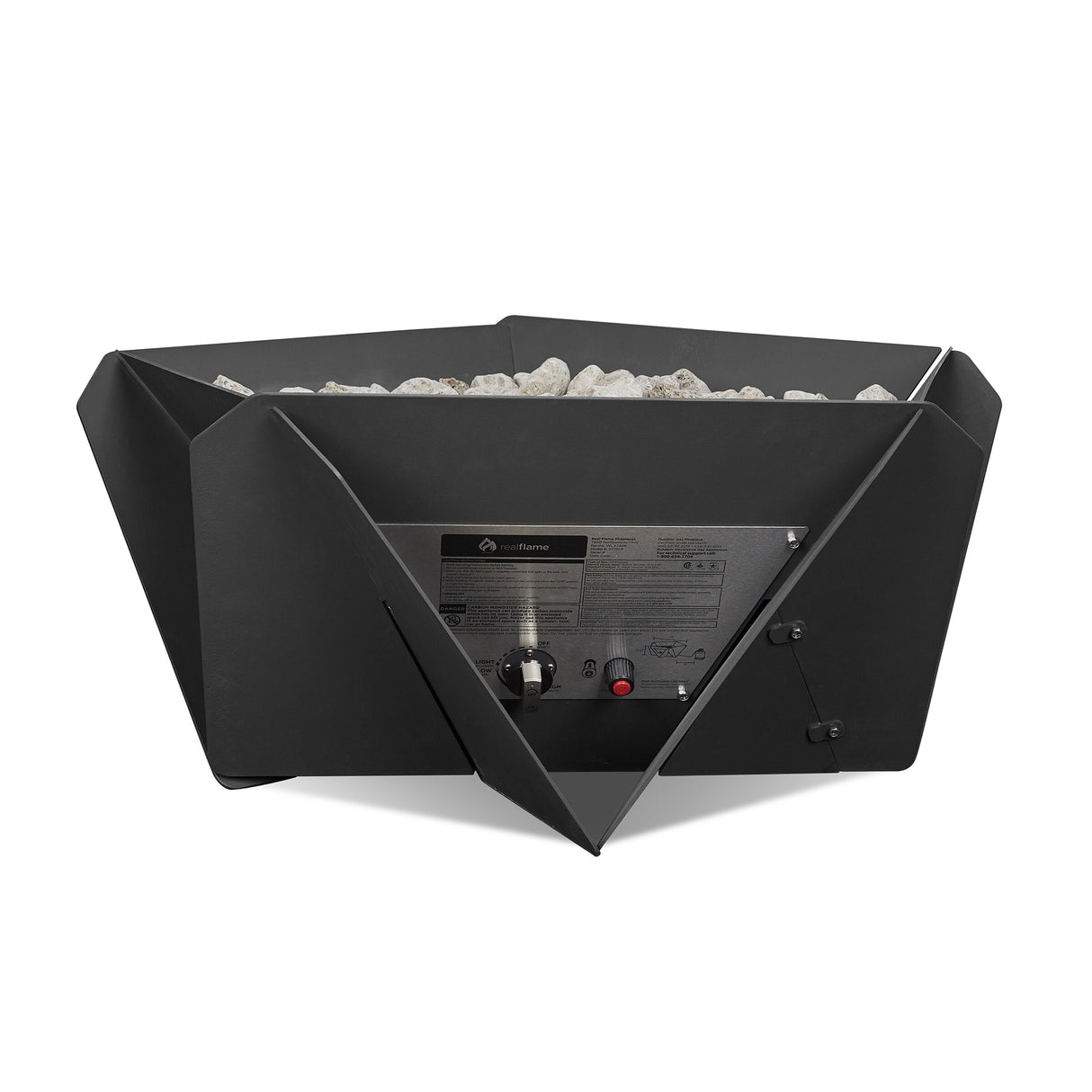 Hartsel 32.5" Propane Steel Fire Bowl by Real Flame