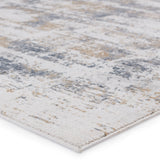 Harvey Abstract Light Gray/ Gold Area Rug