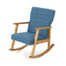 Harvey Mid Century Modern Fabric Rocking Chair by Christopher Knight Home