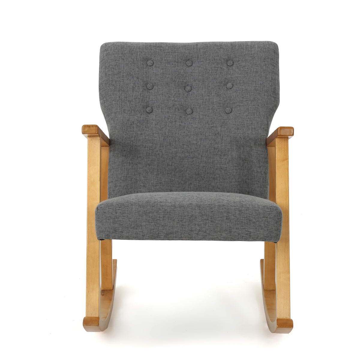 Harvey Mid Century Modern Fabric Rocking Chair by Christopher Knight Home