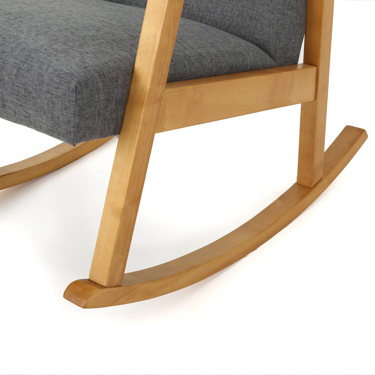 Harvey Mid Century Modern Fabric Rocking Chair by Christopher Knight Home