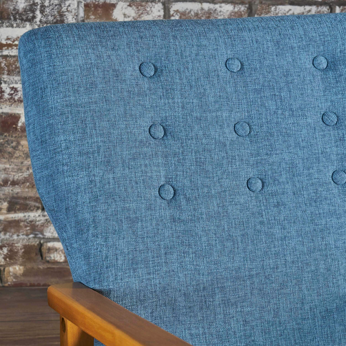 Harvey Mid Century Modern Fabric Rocking Chair by Christopher Knight Home
