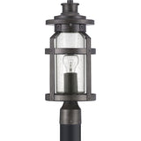 Haslett Collection One-Light Post Lantern - 22.000" x 9.500" x 9.560"