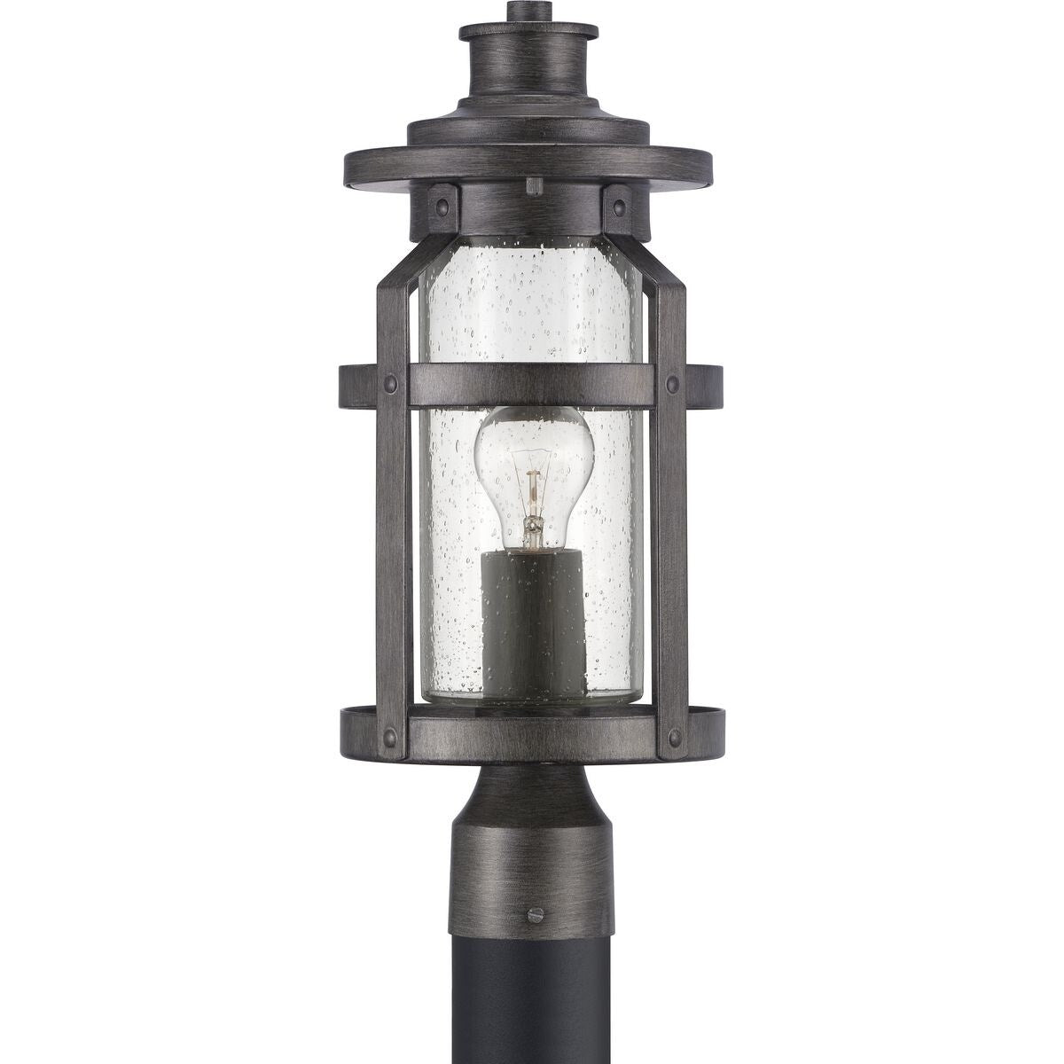 Haslett Collection One-Light Post Lantern - 22.000" x 9.500" x 9.560"