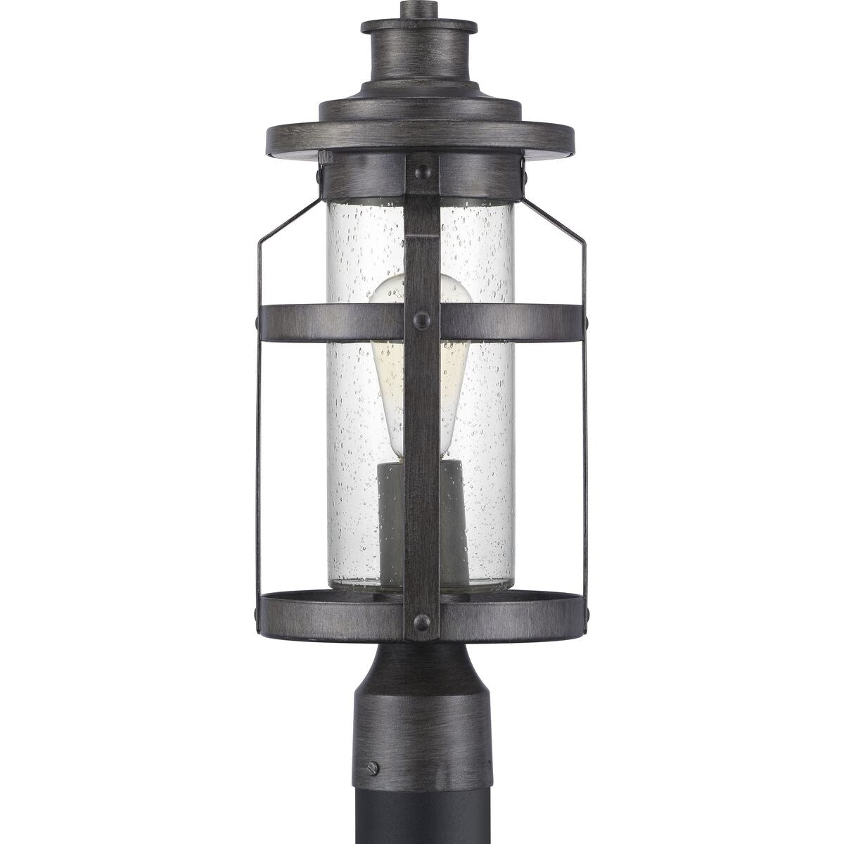 Haslett Collection One-Light Post Lantern - 22.000" x 9.500" x 9.560"