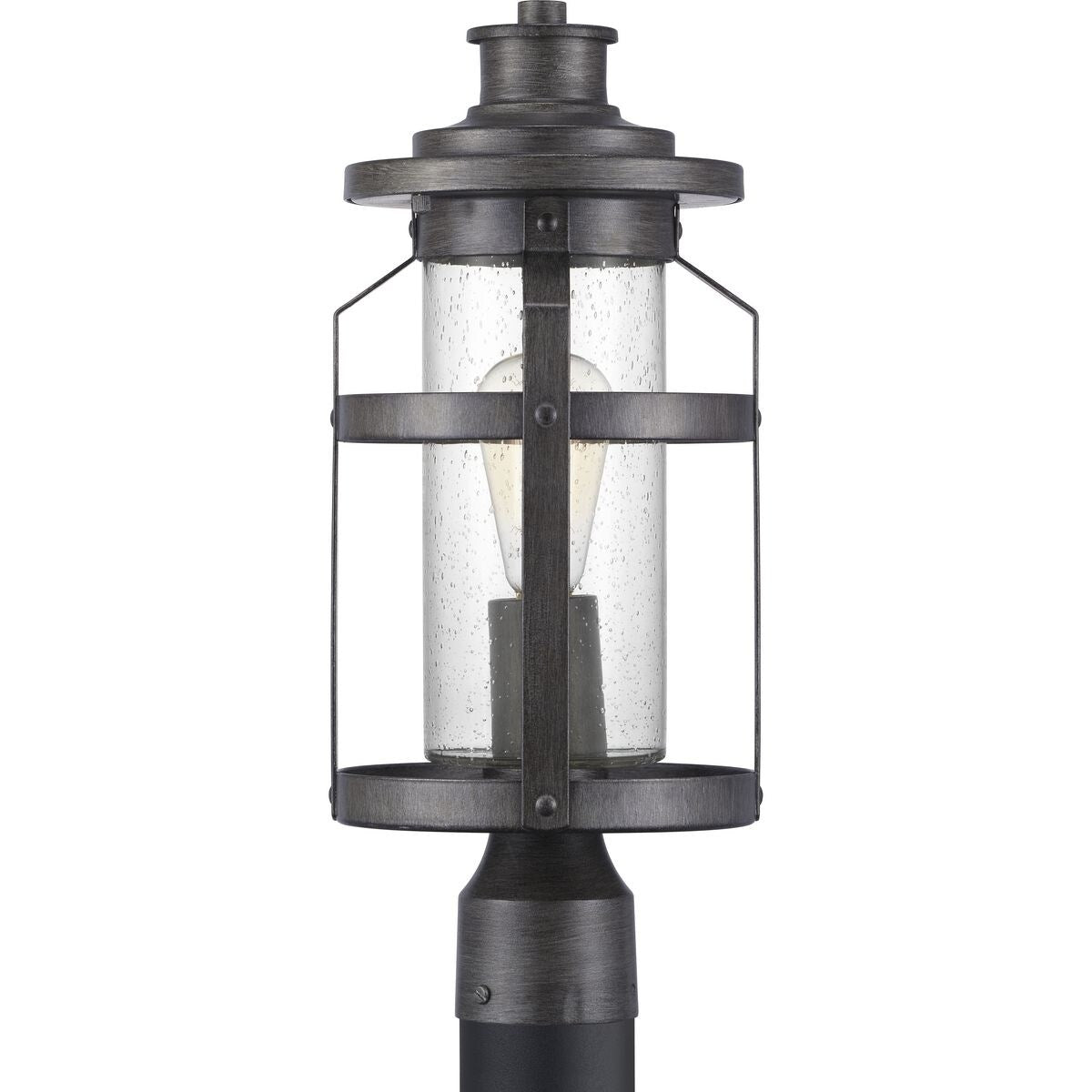 Haslett Collection One-Light Post Lantern - 22.000" x 9.500" x 9.560"