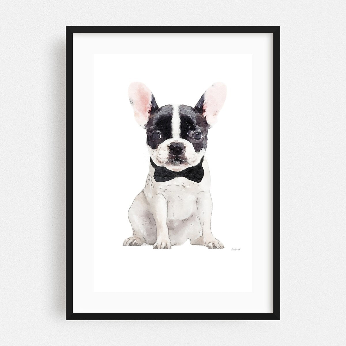 Hasli R egsau Bern Switzerland Frenchie V Drawing Art Print/Poster