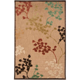 Hatfield Indoor/Outdoor Floral Area Rug - 5' x 7'6"