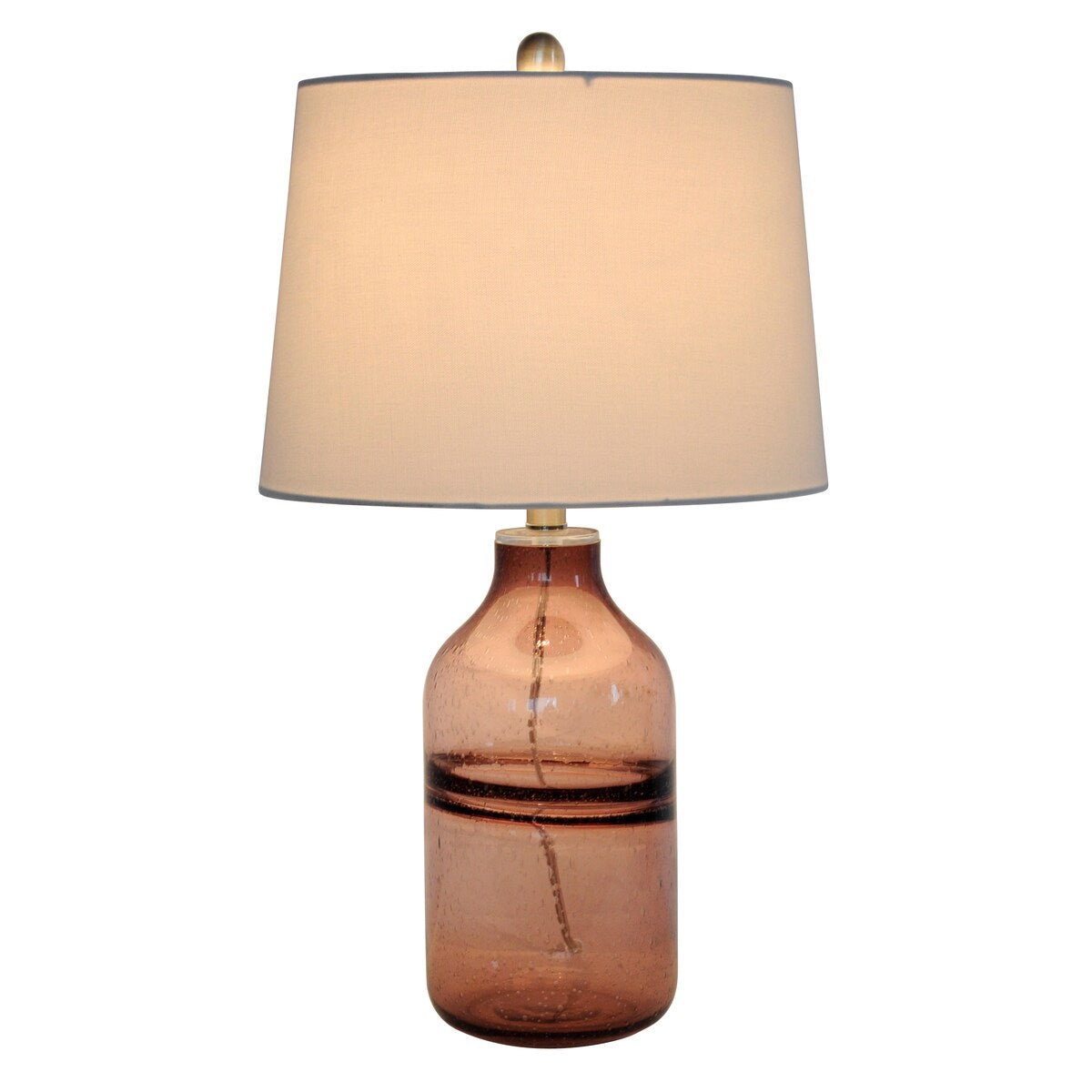 Hattie Seeded Art Glass LED Table Lamp