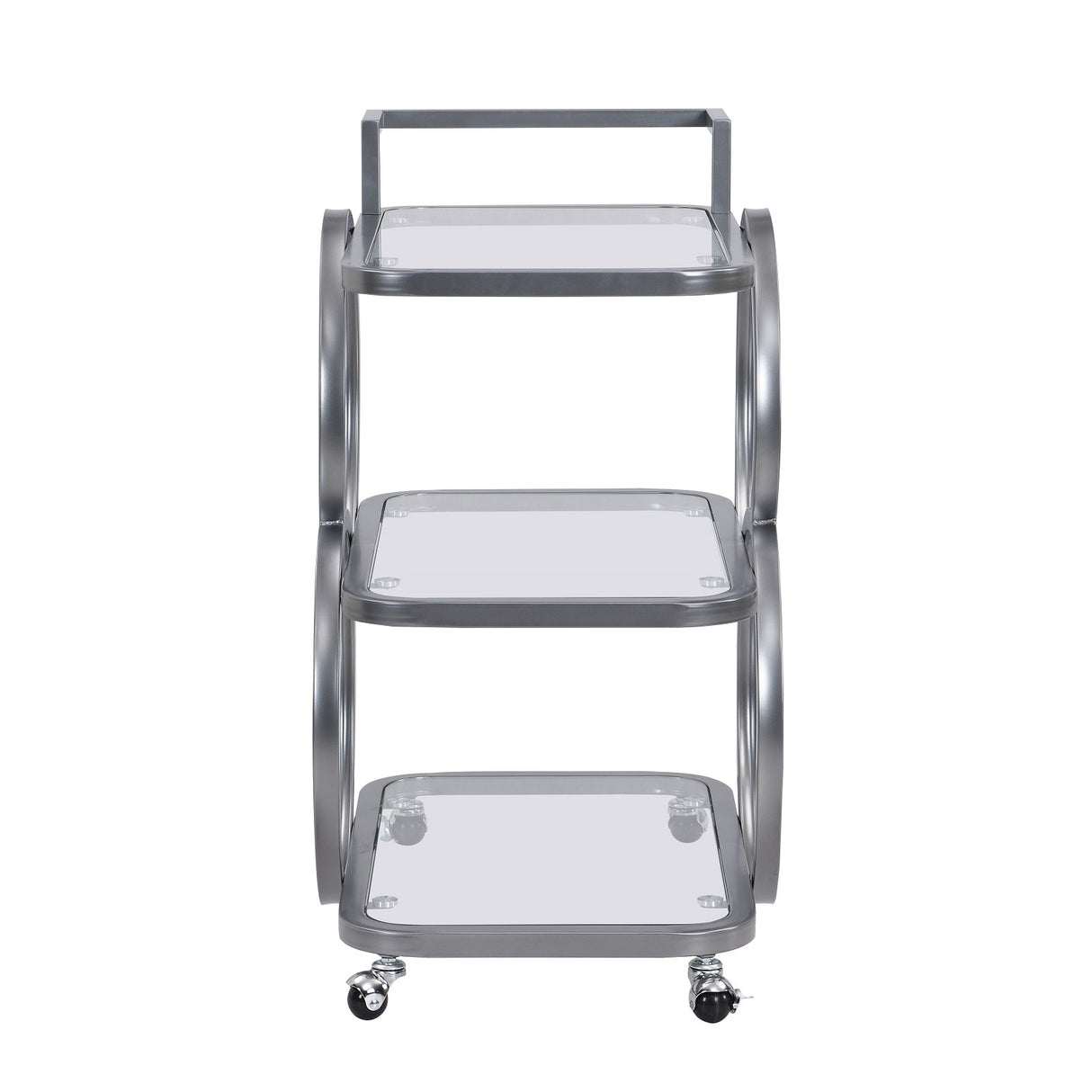 Metal Bar Cart Silver Bar Carts for the Home