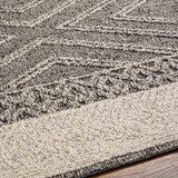 Hauteloom Areli Diamond Geometric Farmhouse Patio Outdoor Area Rug