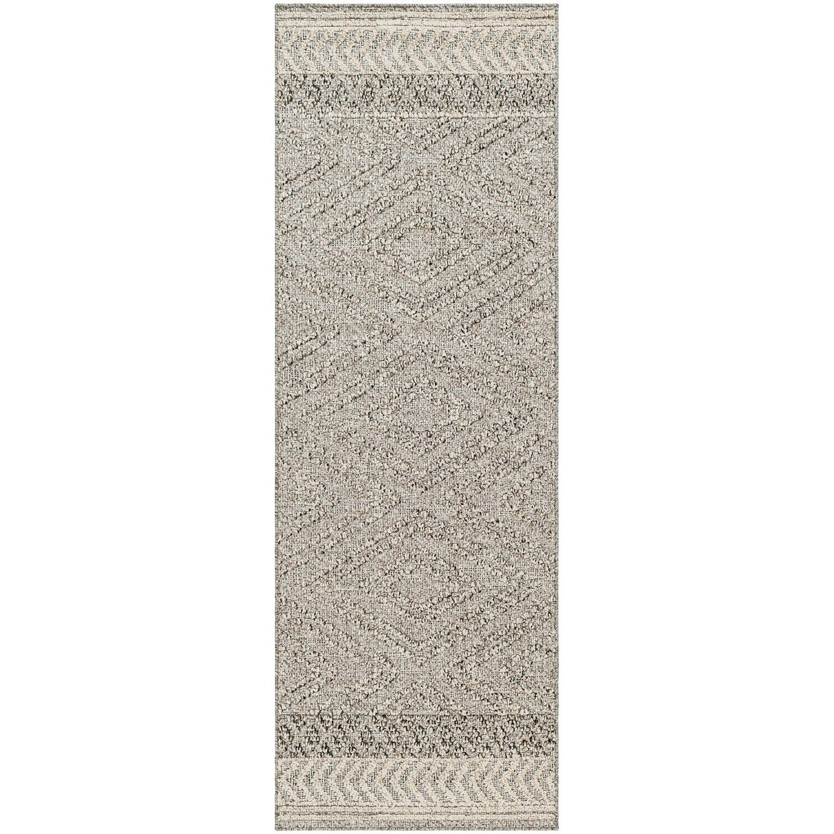 Hauteloom Areli Diamond Geometric Farmhouse Patio Outdoor Area Rug