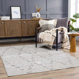 Hauteloom Butch Living Room, Bedroom Patio Outdoor Area Rug - Farmhouse - Taupe,Beige - 2' x 3'