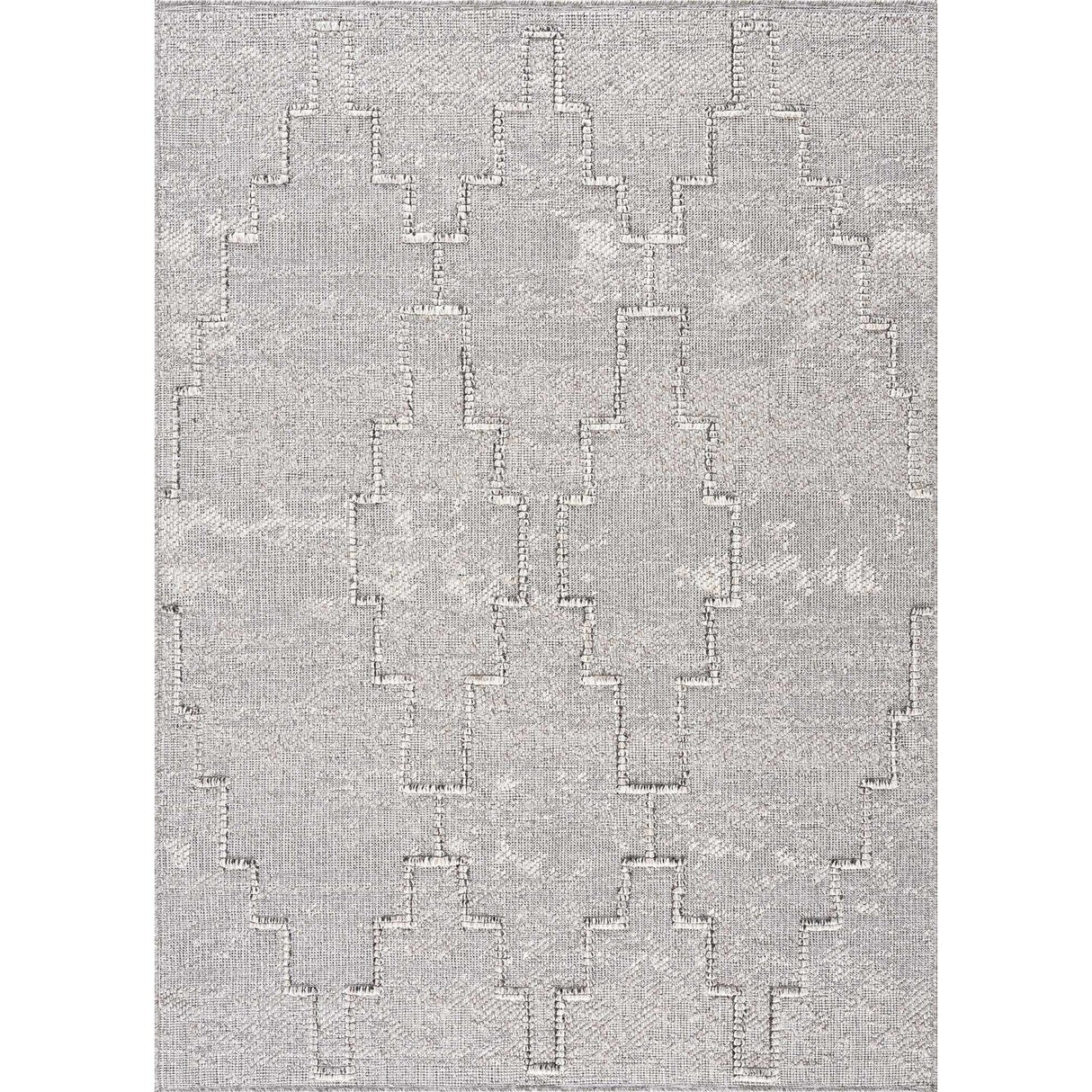 Hauteloom Butch Living Room, Bedroom Patio Outdoor Area Rug - Farmhouse - Taupe,Beige - 2' x 3'