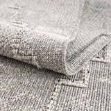 Hauteloom Butch Living Room, Bedroom Patio Outdoor Area Rug - Farmhouse - Taupe,Beige - 2' x 3'