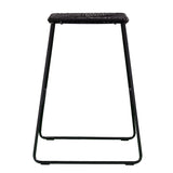 SEI Furniture Contemporary Black Rattan Outdoor Counter Stools (Set of 4)