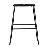 SEI Furniture Contemporary Black Rattan Outdoor Counter Stools (Set of 4)