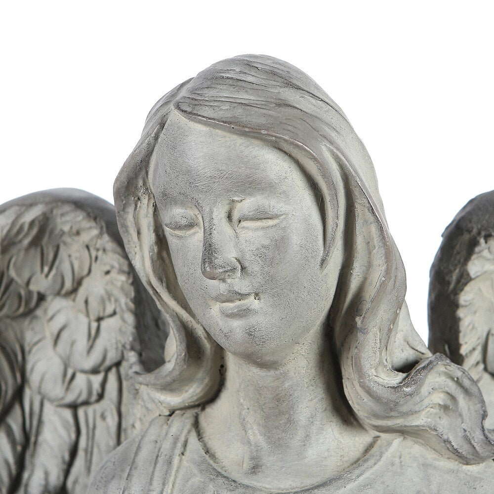 27.6in. H Angel Bird Feeder Garden Statue