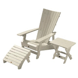 Manhattan Adirondack Chair, Ottoman and Table Set