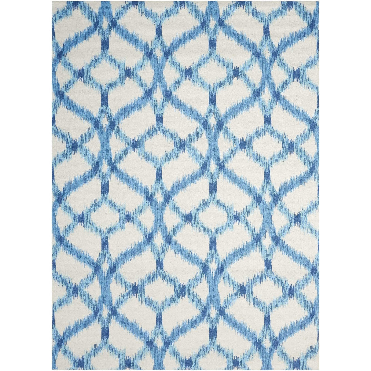 Naples Trellis Ikat Aegean Indoor/ Outdoor Area Rug by Havenside Home