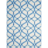 Naples Trellis Ikat Aegean Indoor/ Outdoor Area Rug by Havenside Home