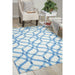 Naples Trellis Ikat Aegean Indoor/ Outdoor Area Rug by Havenside Home