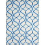Naples Trellis Ikat Aegean Indoor/ Outdoor Area Rug by Havenside Home