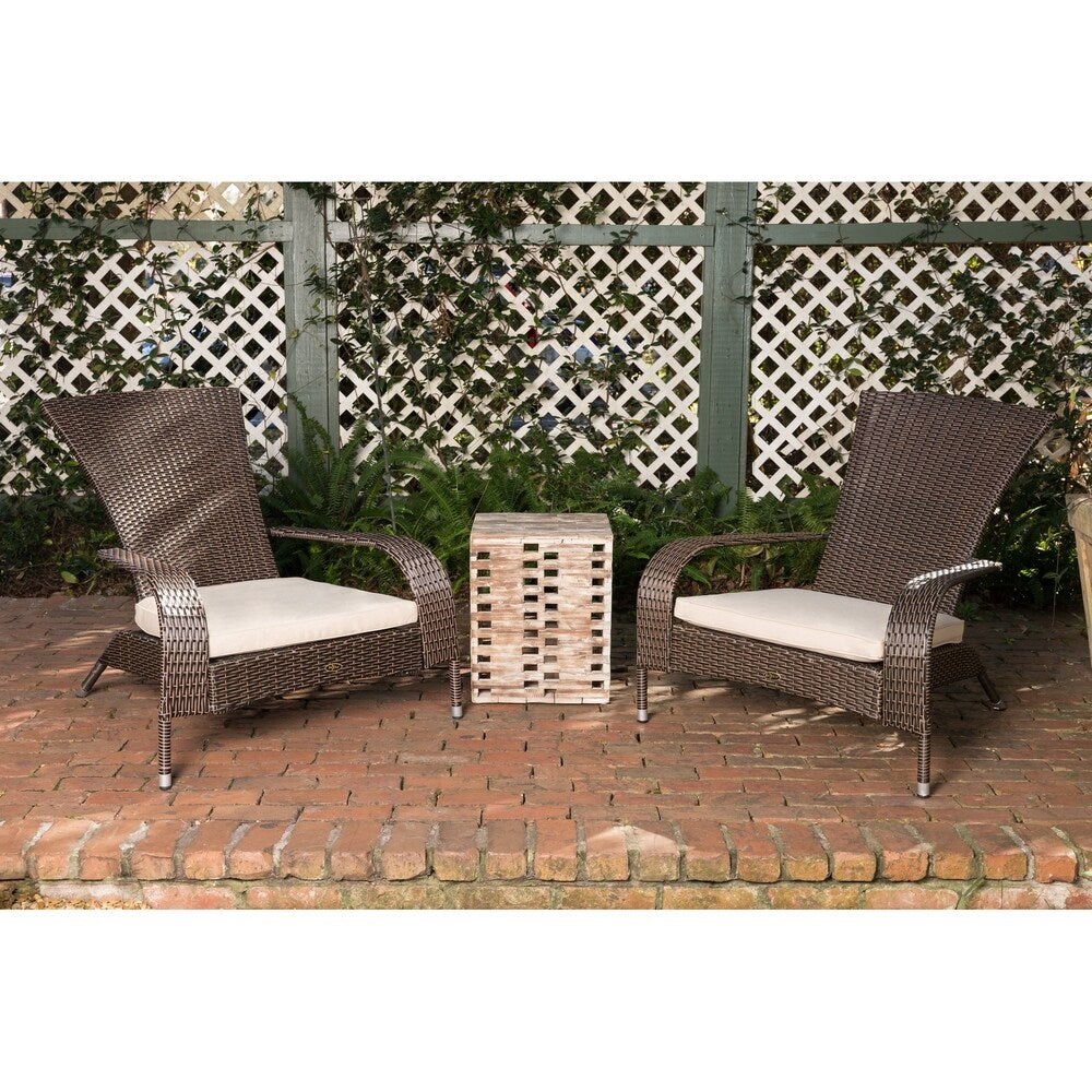 Roggan Square Reclaimed Wood Garden Stool by Havenside Home