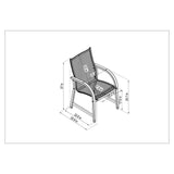 Tottenville Amazonia Outdoor Patio Dining Armchairs by Havenside Home